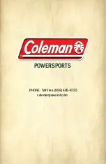 Предварительный просмотр 42 страницы Coleman Powersports 125DX 2020 Owner'S Manual