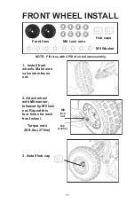 Preview for 12 page of Coleman Powersports AT125EX Assembly Instructions Manual