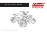 Preview for 1 page of Coleman Powersports AT125UT Owner'S Manual