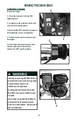 Preview for 17 page of Coleman Powersports CT200U-CL 2020 Owner'S Manual