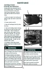 Предварительный просмотр 28 страницы Coleman Powersports CT200U-CL 2020 Owner'S Manual