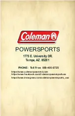 Предварительный просмотр 39 страницы Coleman Powersports CT200U-EX 2020 Owner'S Manual