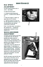 Предварительный просмотр 32 страницы Coleman Powersports KT196 Owner'S Manual