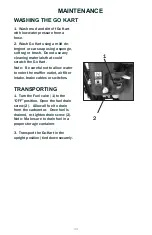 Предварительный просмотр 38 страницы Coleman Powersports KT196 Owner'S Manual