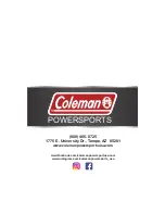 Preview for 38 page of Coleman Powersports RB100 2017 Owner'S Manual