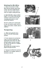 Предварительный просмотр 31 страницы Coleman Powersports RB100 2021 Owner'S Manual