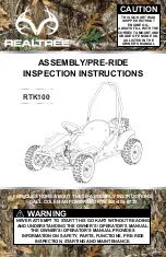 Coleman Powersports Realtree RTK100 Assembly Instructions Manual preview