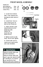 Preview for 3 page of Coleman Powersports Realtree RTK100 Assembly Instructions Manual