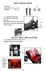 Preview for 7 page of Coleman Powersports RTK196 Assembly Instructions Manual