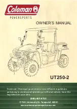 Coleman Powersports UT250-2 Owner'S Manual preview