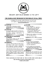 Preview for 2 page of Coleman 085-3180-0 Assembly Manual