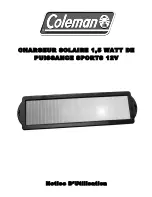 Preview for 4 page of Coleman 1.5 Watt Solar 12V Power Sports Charger User Manual