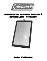 Предварительный просмотр 5 страницы Coleman 10 WATT SOLAR BATTERY TRICKLE CHARGER User Manual