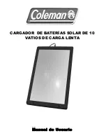 Предварительный просмотр 9 страницы Coleman 10 WATT SOLAR BATTERY TRICKLE CHARGER User Manual