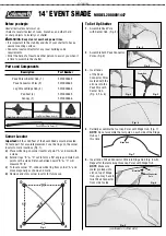 Preview for 1 page of Coleman 14' EVENT SHADE Manual