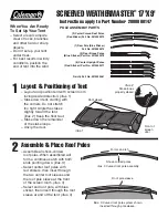 Coleman 17'X9' Instructions preview