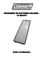 Preview for 5 page of Coleman 18 WATT SOLAR BATTERY CHARGER User Manual