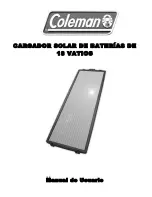 Preview for 9 page of Coleman 18 WATT SOLAR BATTERY CHARGER User Manual