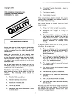 Preview for 6 page of Coleman 1989 Americana Series Laramie LTD Owner'S Manual