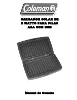 Предварительный просмотр 5 страницы Coleman 2 WATT SOLAR 12 VOLT BATTERY MAINTAINER User Manual