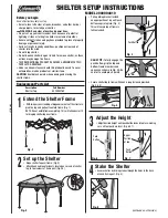 Coleman 2000004410 Setup Instructions preview