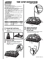 Coleman 2000010013 Setup Instructions предпросмотр