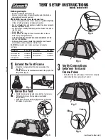 Coleman 2000010195 Setup Instructions preview