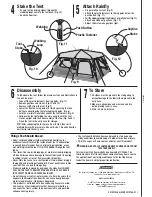 Предварительный просмотр 2 страницы Coleman 2000010319 Setup Instructions