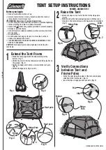 Предварительный просмотр 2 страницы Coleman 2000015111 Setup Instructions