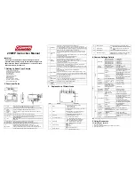 Coleman 2V9WP Instruction Manual preview