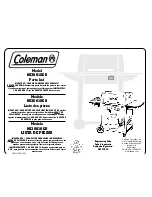 Preview for 1 page of Coleman 3000 Series HG30610EB Parts List