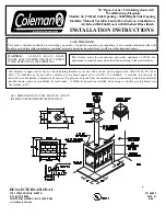 Coleman 36 LM Installation Instructions Manual preview