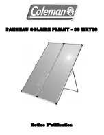 Preview for 6 page of Coleman 36 WATT FOLDING SOLAR PANEL User Manual