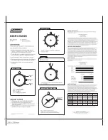 Preview for 1 page of Coleman 40-403 User Manual