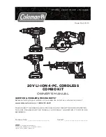 Coleman 500174 Owner'S Manual preview