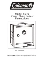 Coleman 5010 Instructions preview