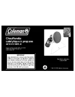 Предварительный просмотр 9 страницы Coleman 5029 Instructions For Use Manual