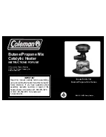 Preview for 1 page of Coleman 5034-700 Instructions For Use Manual