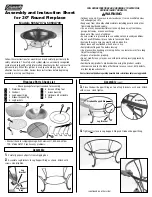 Coleman 5056-707 Assembly And Instruction Sheet preview