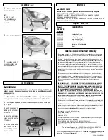 Preview for 2 page of Coleman 5059A703 Assembly And Instruction Sheet