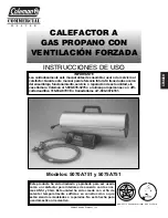 Предварительный просмотр 29 страницы Coleman 5070A751 Instructions For Use Manual