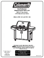 Coleman 5300 Series 9990-142 Replacement Parts List preview