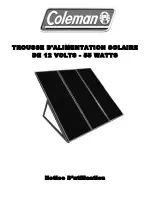 Preview for 5 page of Coleman 55 WATT SOLAR 12 VOLT POWER GENERATOR KIT User Manual