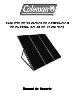 Preview for 10 page of Coleman 55 WATT SOLAR 12 VOLT POWER GENERATOR KIT User Manual