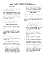 Preview for 1 page of Coleman 7330D3351 Installation Instructions