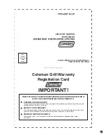 Preview for 25 page of Coleman 8450 Series Assembly Manual