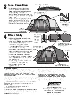 Preview for 2 page of Coleman 9271A163 Instructions