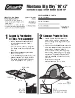 Coleman 9278B167 Instructions preview