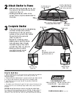 Preview for 2 page of Coleman 9392-152 Instructions