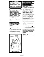 Preview for 13 page of Coleman 9422 Series Instructions For Use Manual